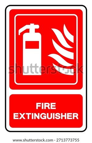 Fire Extinguisher Symbol Sign ,Vector Illustration, Isolate On White Background Label .EPS10 