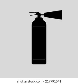 Fire extinguisher. Vector.