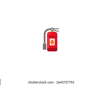 Fire Extinguisher vector flat icon. Isolated Fire Extinguisher emoji illustration 