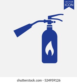 Fire extinguisher vector icon