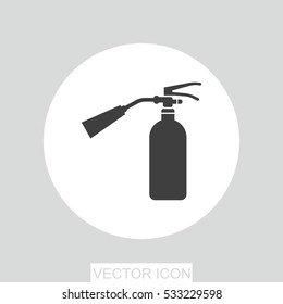 Fire extinguisher vector icon