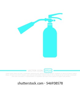 Fire extinguisher vector icon