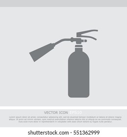 Fire extinguisher vector icon
