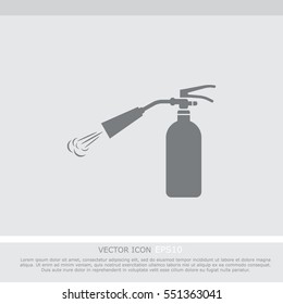 Fire extinguisher vector icon