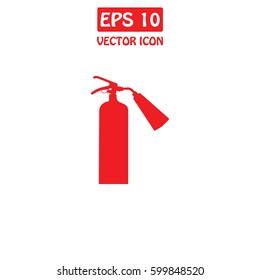 Fire extinguisher  Vector Icon.