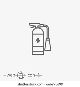 Fire Extinguisher Vector Icon