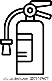 Fire Extinguisher vector icon. Can be used for printing, mobile and web applications.