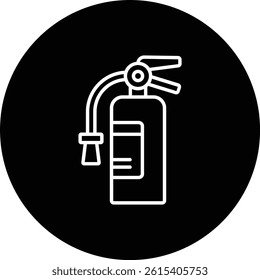 Fire Extinguisher vector icon. Can be used for printing, mobile and web applications.