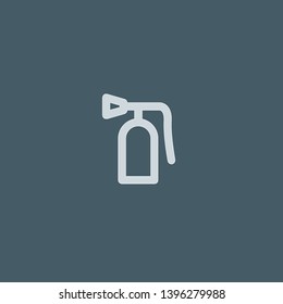 Fire Extinguisher vector icon. Fire Extinguisher concept stroke symbol design. Thin graphic elements vector illustration, outline pattern for your web site design, logo, UI. EPS 10.