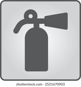Feuerlöscher, Vektorsymbol-Design