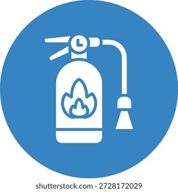 Extintor de incêndio Ícone de vetor Design Illustration