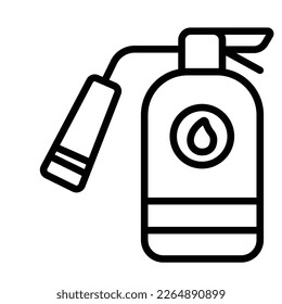 Fire extinguisher Vector Icon easily modify

