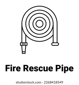 Icono del vector del extinguidor de incendios que se modifica fácilmente
