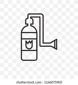 Fire extinguisher vector icon isolated on transparent background, Fire extinguisher logo concept