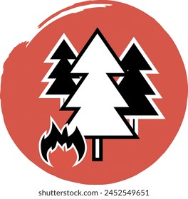 Fire extinguisher vector icon in line art style, illustration, vector.