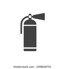 Fire extinguisher vector icon logo illustration design. A safe and rescue tools element. Can be used for web and mobile development. Suitable for infographic