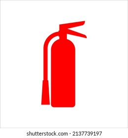 fire extinguisher vector icon on white background