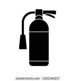 Fire extinguisher vector icon on white background