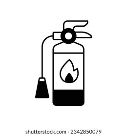 Fire extinguisher vector icon which can easily modify or edit

