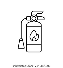 Fire extinguisher vector icon which can easily modify or edit

