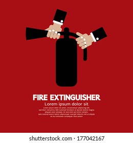 Fire Extinguisher Vector Illustration