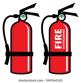 Fire extinguisher, vector illustration