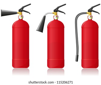 fire extinguisher vector illustration isolated on white background