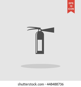 Fire extinguisher. Vector isolated illustrator EPS 10