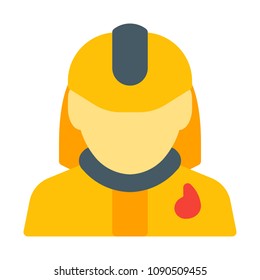 Fire Fighter in Dress