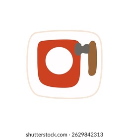 Fire fighter element design stock
