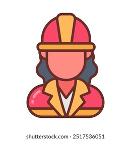 Fire Fighter Filled Icons , Vector illustration