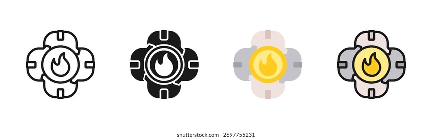 Fire Fighter Icon Pack In Multiple Styles