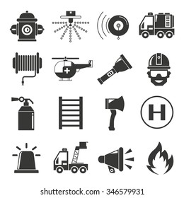 fire fighter icons