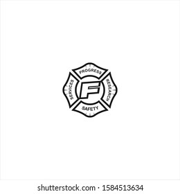 Fire Fighter Logo Design Template