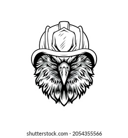 Fire Fighter Mascot Design Vector