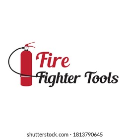 Fire Fighter Tools logo or symbol template design