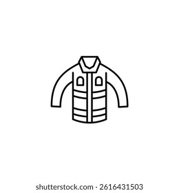 Fire Fighter Uniform illustration vector line icon icons design