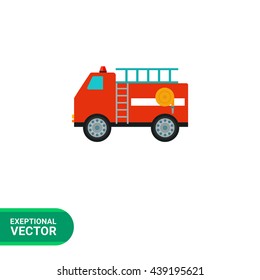 Fire Fighting Vehicle Icon