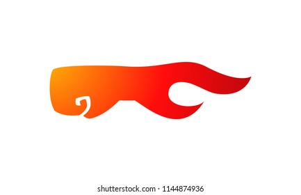 Fire fist logo