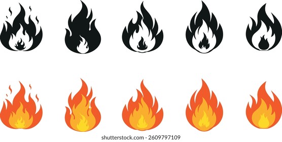 Fire Flame Art for Digital Projects

