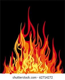 Fire flame background