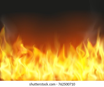 Fire flame background 