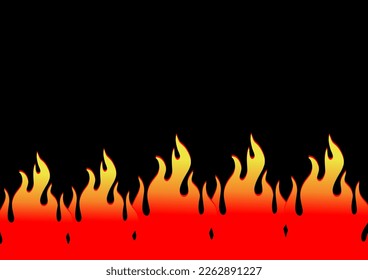 fire flame background in design