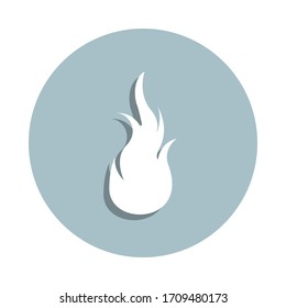 Fire, Flame Badge Icon. Simple Glyph, Flat Vector Of Fire Icons For Ui And Ux, Website Or Mobile Application