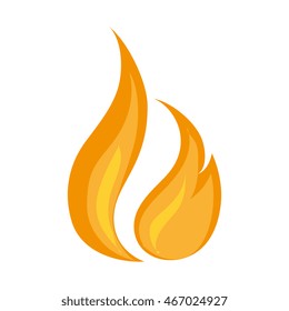 fire flame burn hot heat flaming vector graphic isolated illustration