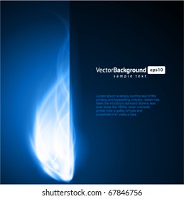 Fire flame burn vector background