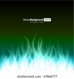 Fire flame burn vector background