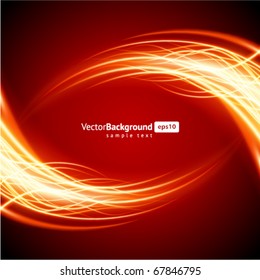 Fire flame burn vector background