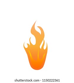 fire, flame is burning, vector