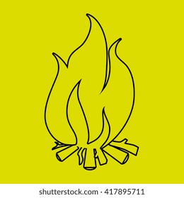 fire flame  design 